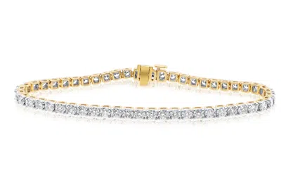 Diana M. 1.00 Carat Diamond Bracelet In Silver