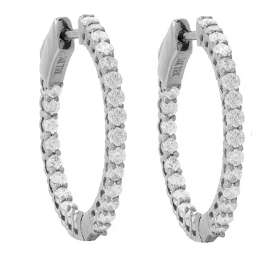 Diana M. 1.00 Carat Diamond Earrings In Silver