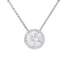 Diana M. Fine Jewelry 14k Diamond Necklace In Silver