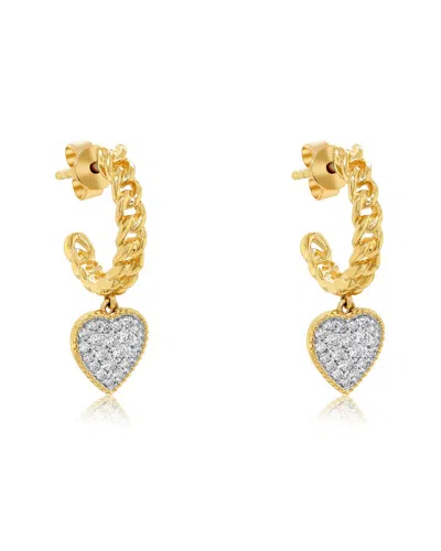 Diana M. 14k 0.22 Ct. Tw. Diamond Earrings