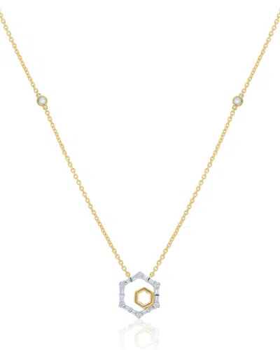 Diana M. 14k 0.22 Ct. Tw. Diamond Necklace