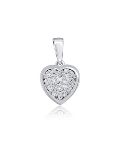 Diana M. 14k 0.24 Ct. Tw. Diamond Pendant In Metallic