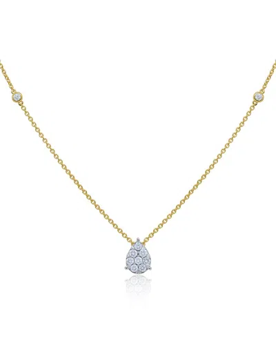 Diana M. 14k 0.32 Ct. Tw. Diamond Necklace
