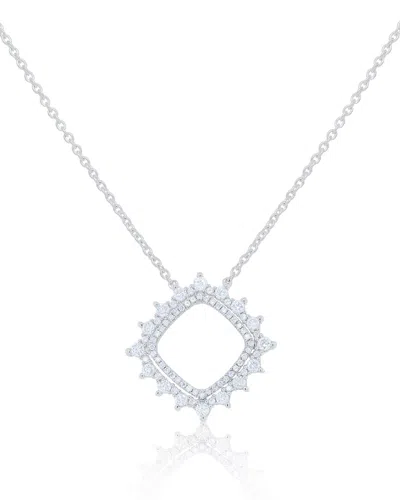 Diana M. 14k 0.55 Ct. Tw. Diamond Necklace In Metallic