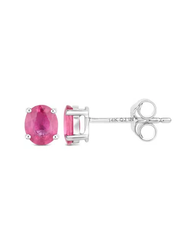 Diana M. 14k 0.60 Ct. Tw. Ruby Earrings In Metallic
