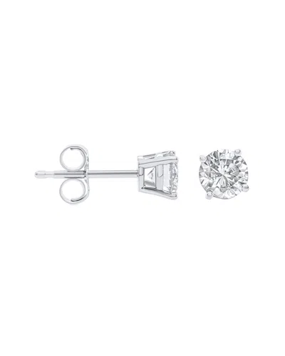 Diana M. 14k 0.75 Ct. Tw. Diamond Earrings In Silver