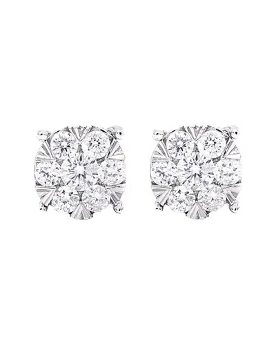 Diana M. 14k 0.75 Ct. Tw. Diamond Studs In Metallic