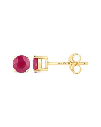 Diana M. 14k 0.86 Ct. Tw. Ruby Earrings In Gold