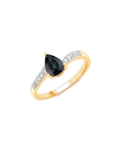 Diana M. 14k 0.89 Ct. Tw. Diamond & Blue Sapphire Ring In Gold