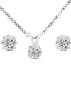 Diana M. 14k 1.00 Ct. Tw. Diamond Necklace & Studs