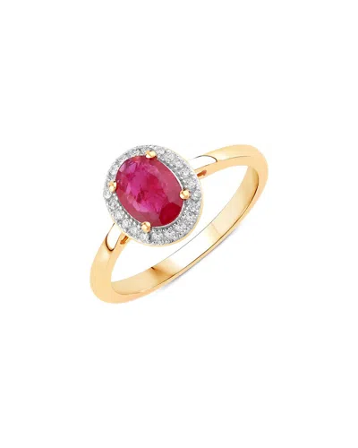 DIANA M. DIANA M. 14K 1.06 CT. TW. DIAMOND & RUBY RING