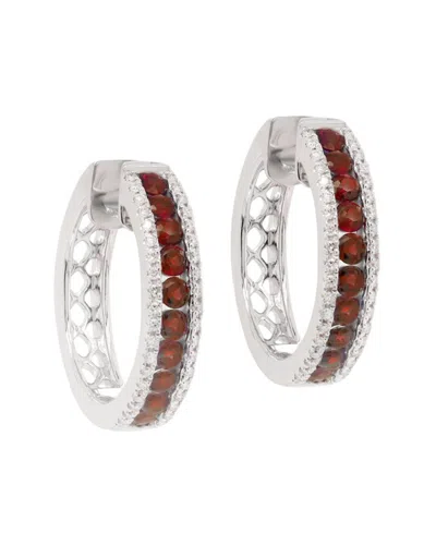 Diana M. 14k 1.17 Ct. Tw. Diamond & Ruby Earrings