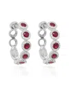 Diana M. 14k 1.18 Ct. Tw. Diamond & Emerald Earrings