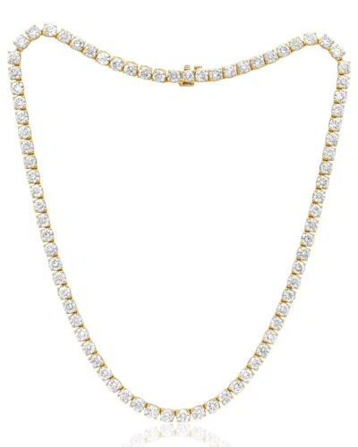 Diana M. 14k 12.00 Ct. Tw. Diamond Tennis Necklace
