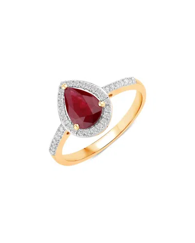Diana M. 14k 1.25 Ct. Tw. Diamond & Ruby Ring In Gold