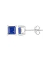 Diana M. 14k 1.26 Ct. Tw. Blue Sapphire Earrings In Blue