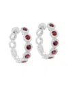 Diana M. 14k 1.30 Ct. Tw. Diamond & Ruby Earrings