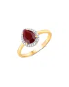 Diana M. 14k 1.30 Ct. Tw. Diamond & Ruby Ring In Gold