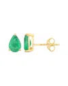 Diana M. 14k 0.70 Ct. Tw. Zambian Emerald Earrings In Gold
