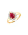 Diana M. 14k 1.31 Ct. Tw. Diamond & Ruby Ring