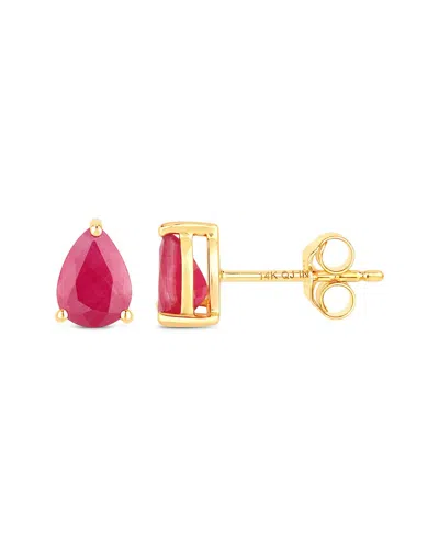 Diana M. 14k 1.42 Ct. Tw. Ruby Earrings