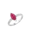 Diana M. 14k 1.51 Ct. Tw. Diamond & Ruby Ring