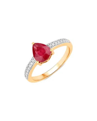 DIANA M. DIANA M. 14K 1.56 CT. TW. DIAMOND & RUBY RING