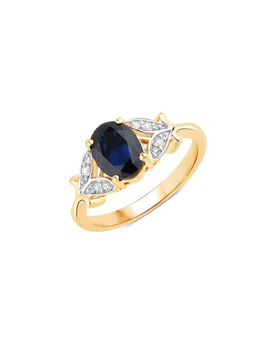 Diana M. 14k 1.62 Ct. Tw. Diamond & Blue Sapphire Ring In Gold