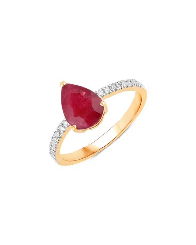 Diana M. 14k 1.68 Ct. Tw. Diamond & Ruby Ring In Gold