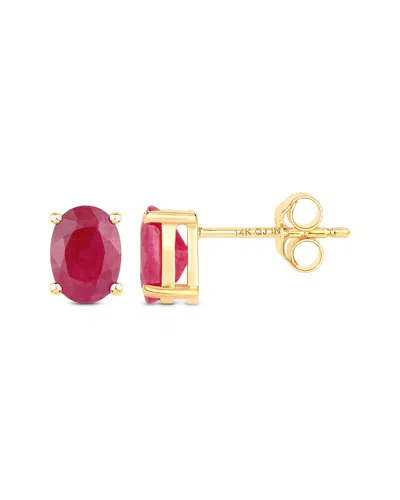 Diana M. 14k 1.70 Ct. Tw. Ruby Earrings