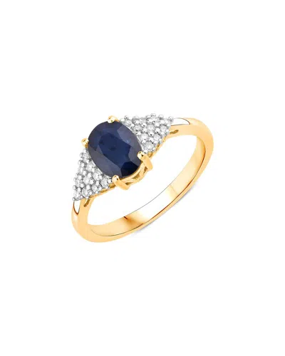 Diana M. 14k 1.73 Ct. Tw. Diamond & Blue Sapphire Ring In Gold