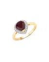 Diana M. 14k 1.30 Ct. Tw. Diamond & Ruby Ring