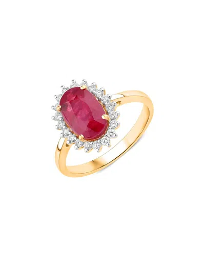Diana M. 14k 3.07 Ct. Tw. Diamond & Ruby Ring In Gold