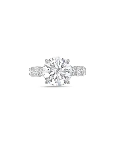 Diana M. 14k 3.50 Ct. Tw. Lab-grown Diamond Ring In Metallic
