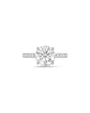Diana M. 14kt White Gold Round Lab Grown Diamond Engagement Ring With 4 Ct Center And 0.70 Cts On Sides