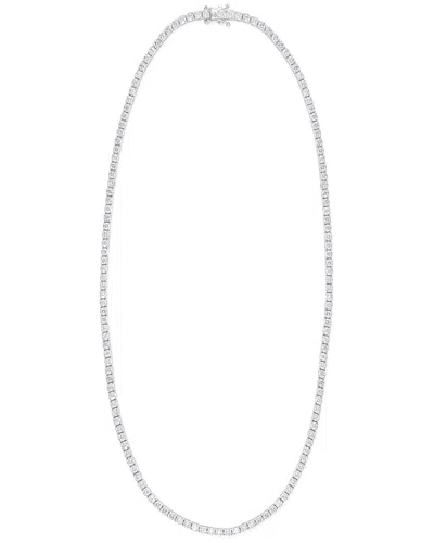 Diana M. 14k 3.70 Ct. Tw. Diamond Tennis Necklace In Metallic