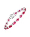 Diana M. 14k 9.00 Ct. Tw. Ruby Bracelet