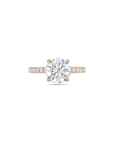 Diana M. 14k Rose Gold 4.70 Ct. Tw. Lab-grown Diamond Ring In Metallic