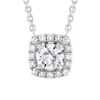 Diana M. 14k White Gold 0.86ct. Diamond Pendant