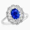 Diana M. 14k White Gold Multi Stone Ring