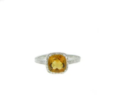 Diana M. 14k Yellow Gold 0.10cts. Diamond Ring