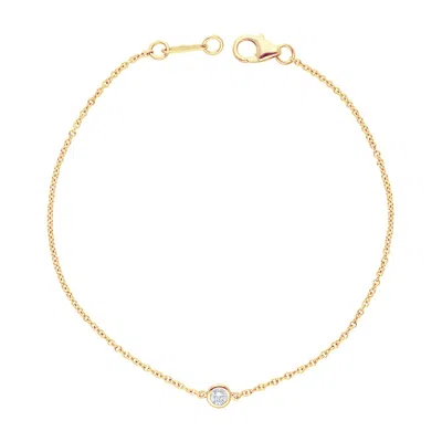 Diana M. 14k Yellow Gold 0.15cts. Diamond Bracelet