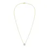 Diana M. 14kt 12cts Lab Grown Diamond Solitaire Pendant, 4 Prong, Round, Def Color, Vs Clarity, Excellent Cut In Yellow