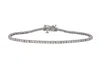 Diana M. 14kt White Gold Diamond Tennis Bracelet With 4 Prong, 2.00 Cts Tw In Silver