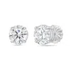 Diana M. 14kt White Gold Lab Grown Round Diamond Studs Weighing 2.00 Carat Total Weight