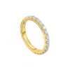 Diana M. 14kt Yellow Gold Diamond Eternity Band Containing 1.65 Cts Tw Of Round Diamonds In White