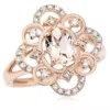 Diana M. 14ktr Gold Ring Scd0.16 D0.06 Mrnt 0.67 15 Gm 31st In Silver