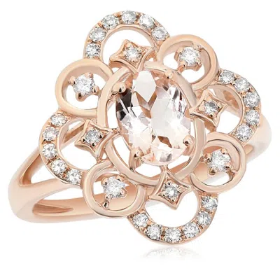 Diana M. 14ktr Gold Ring Scd0.16 D0.06 Mrnt 0.67 15 Gm 31st In Silver