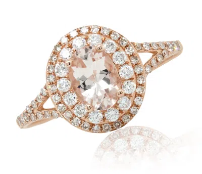Diana M. 14ktrg Ring Scd0.22 D0.21 Mrgn 0.70cts In Silver