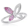 Diana M. 14ktwg Ring D 0.04cts Scd 0.10cts Ps 0.18cts, 2.31gm, 43st In White